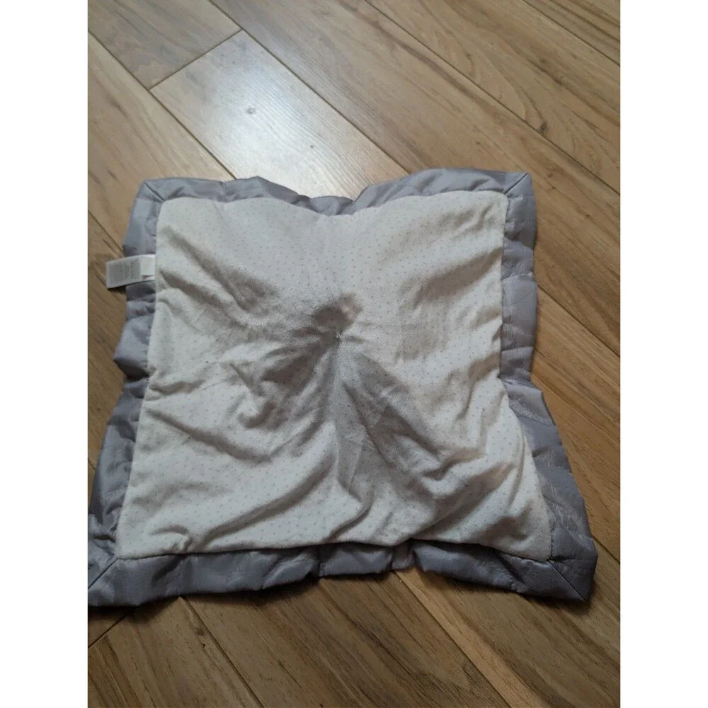 Carter's Just One You Gray Elephant Lovey Satin Trim Security Blanket EUC 2024
